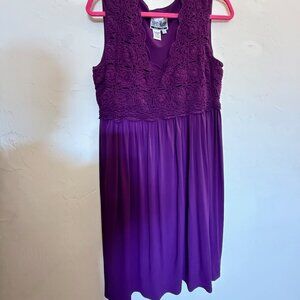 Sheri Martin New York Sleeveless Midi Dress, L